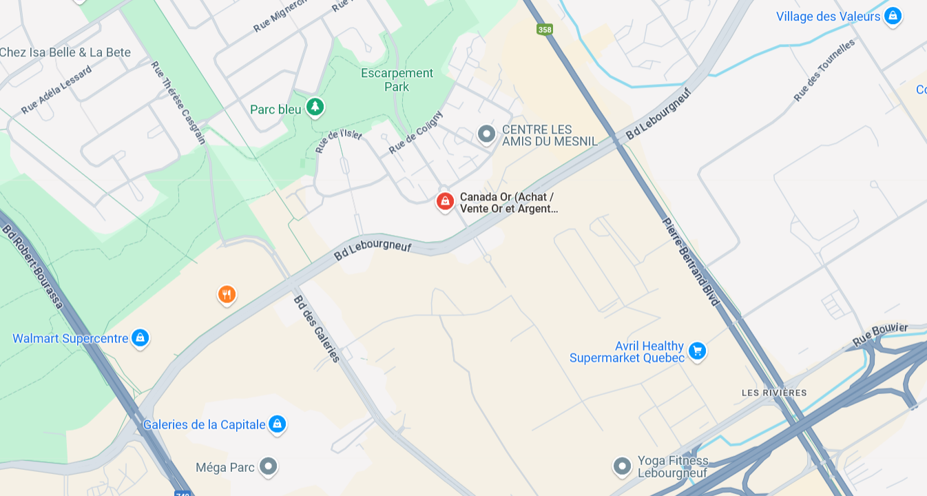 加拿大-戈爾德-魁北克-城市-Google-地圖