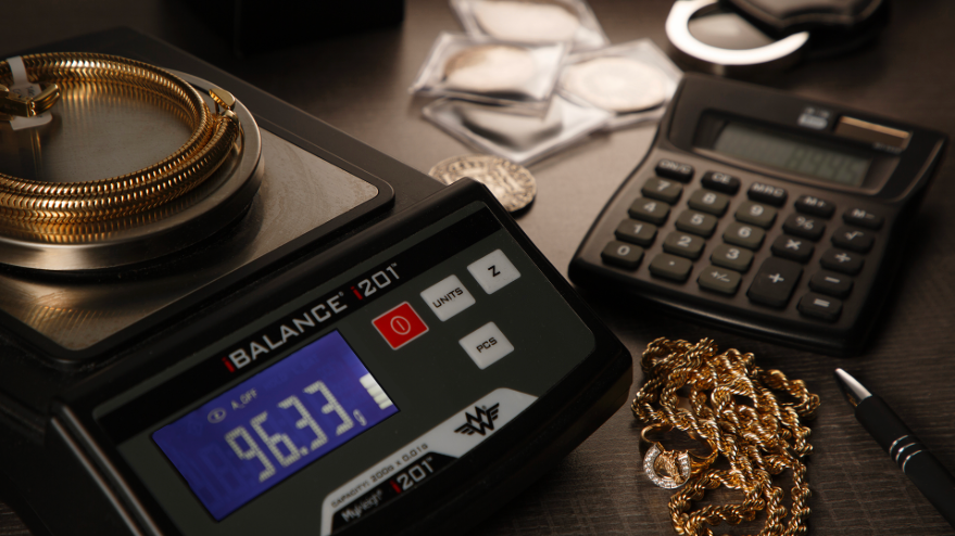 Jewellery scale and calculator